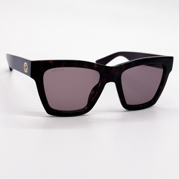 NEW GUCCI SUNGLASSES HAVANA PURPLE WOMEN EYEWEAR GUCCI GG1714S 007 main image 8